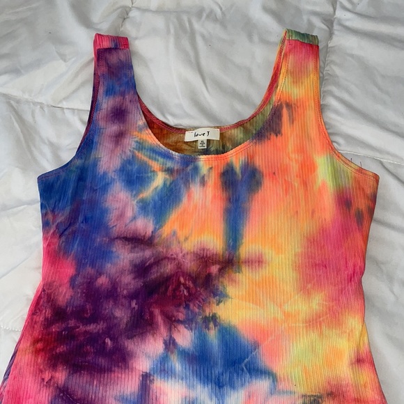 Tye Dye Neon Dress - Picture 3 of 4